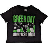 Green Day: American Idiot Wings Crop Top (Kvinder)