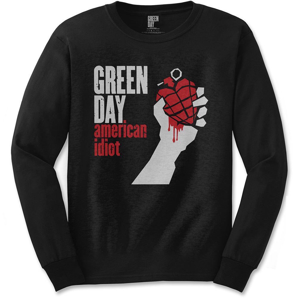 Billede af Green Day American Idiot Langærmet t-shirt