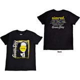 Green Day: Nimrod Tracklist T-Shirt (Back Print)
