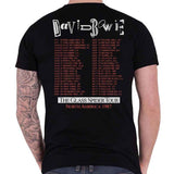 Billede af David Bowie Glass Spider Tour T-shirt back 