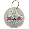 Billede af Guns N' Roses Silver Circle Logo Nøglering