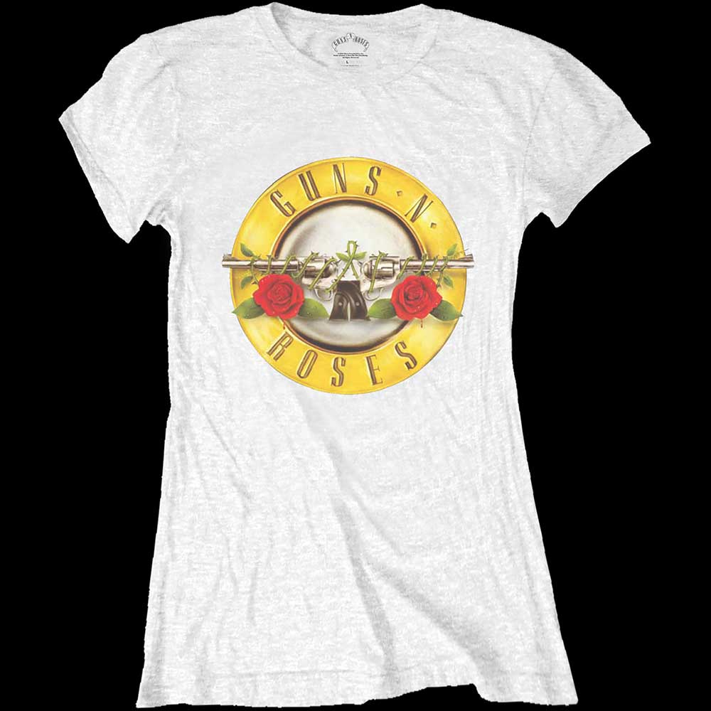 Billede af Guns N' Roses Classic Bullet Logo T-shirt til kvinder