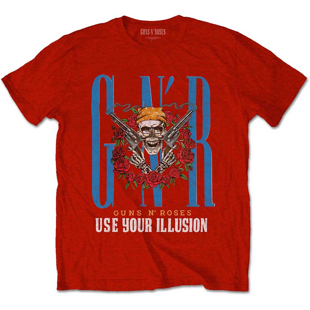 Guns N' Roses: Bandana Skull T-Shirt