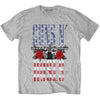 Guns N' Roses: US Flag in Logo T-Shirt
