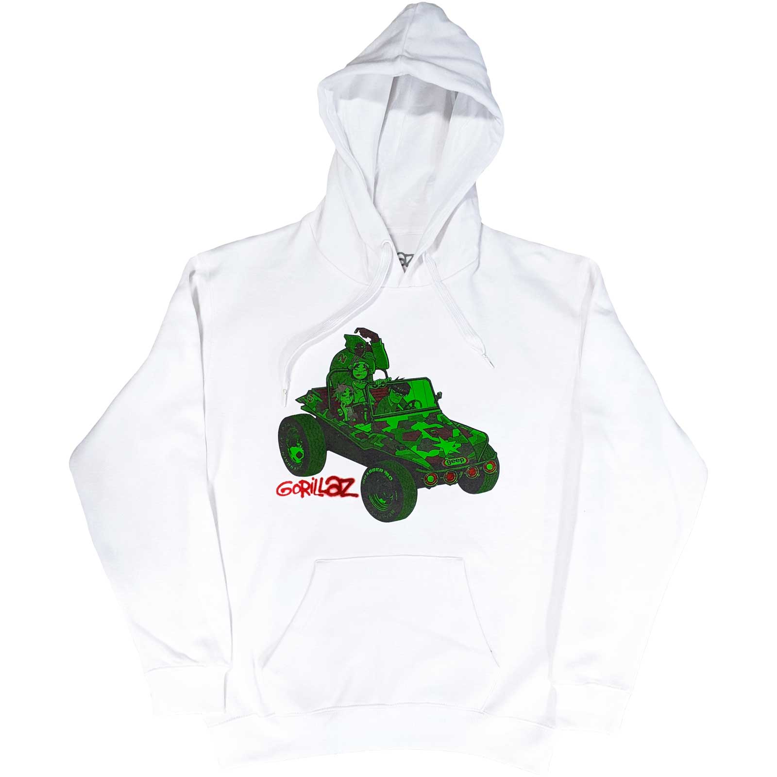 Gorillaz: Green Jeep Pullover Hoodie