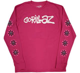 Gorillaz: Repeat Pazuzu Long Sleeve T-Shirt (Sleeve Print)