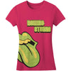 Billede af The Rolling Stones Green Tongue T-shirt til kvinder