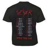 Billede af Slayer Hellthrone European Tour 2018 T-shirt back
