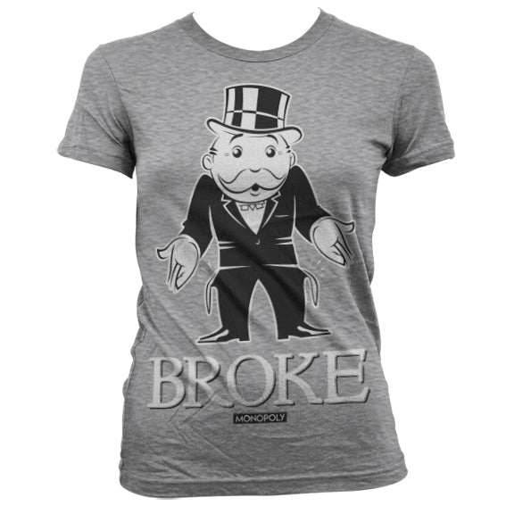 Billede af Monopoly, Monopoly: Broke T-shirt (Kvinder)