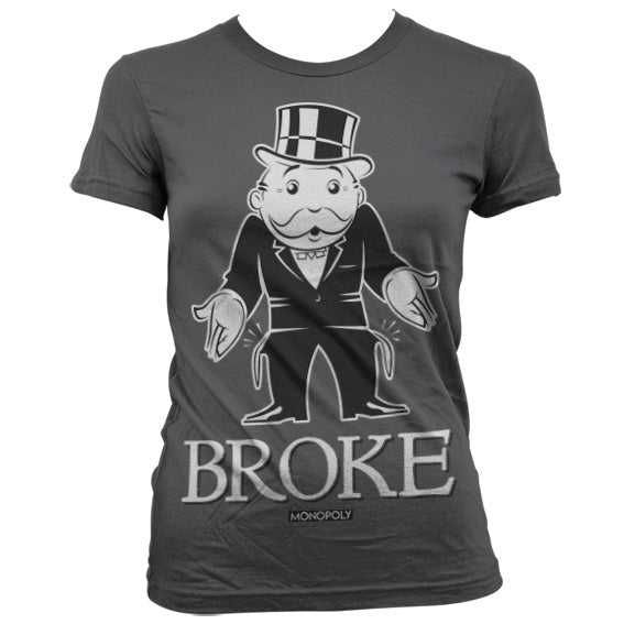Billede af Monopoly, Monopoly: Broke T-shirt (Kvinder)