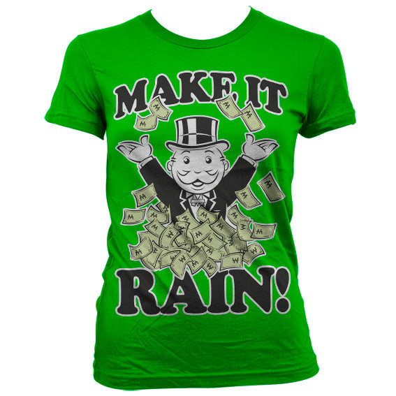 Billede af Monopoly, Monopoly: Make It Rain T-shirt (Kvinder)