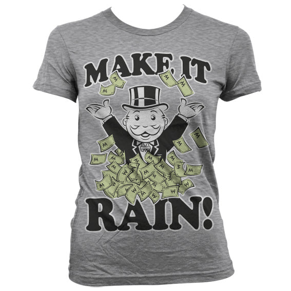 Billede af Monopoly, Monopoly: Make It Rain T-shirt (Kvinder)