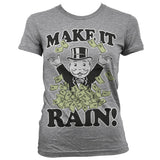 Billede af Monopoly, Monopoly: Make It Rain T-shirt (Kvinder)