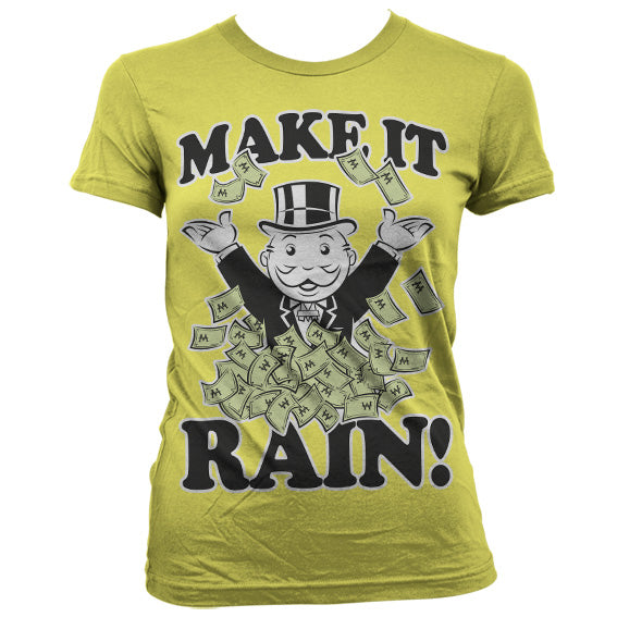 Billede af Monopoly, Monopoly: Make It Rain T-shirt (Kvinder)