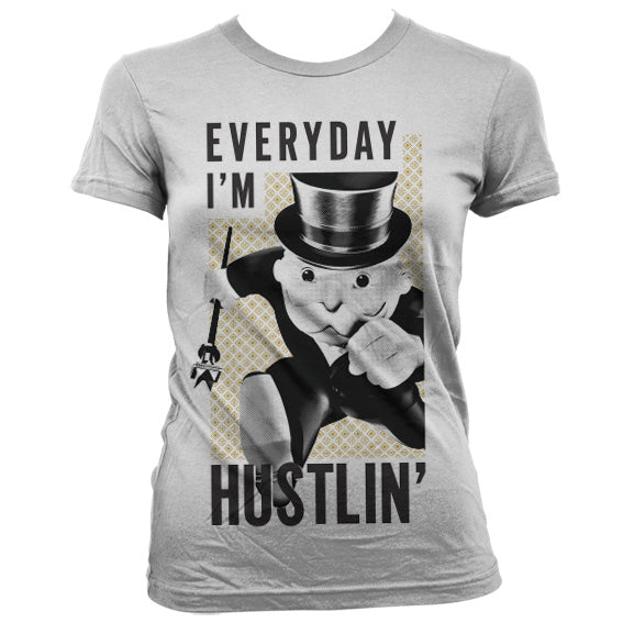 Billede af Monopoly, Monopoly: Everyday I´m Hustlin T-Shirt (Kvinder)