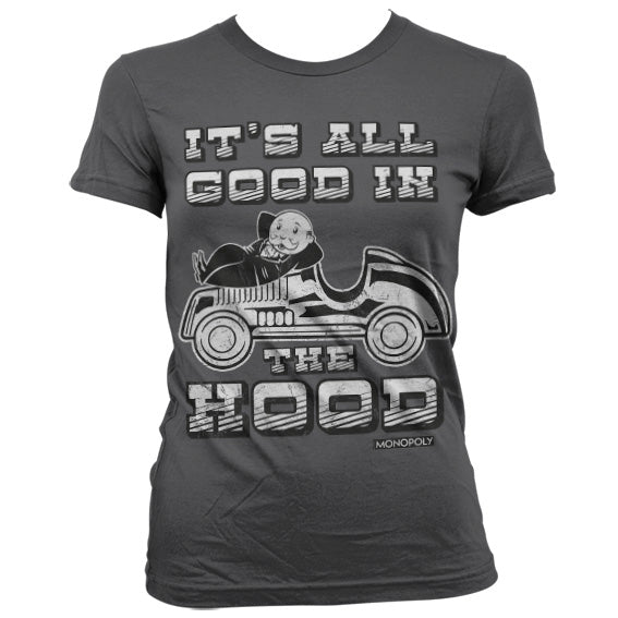 Billede af Monopoly, Monopoly: It´s All Good In The Hood T-Shirt (Kvinder)