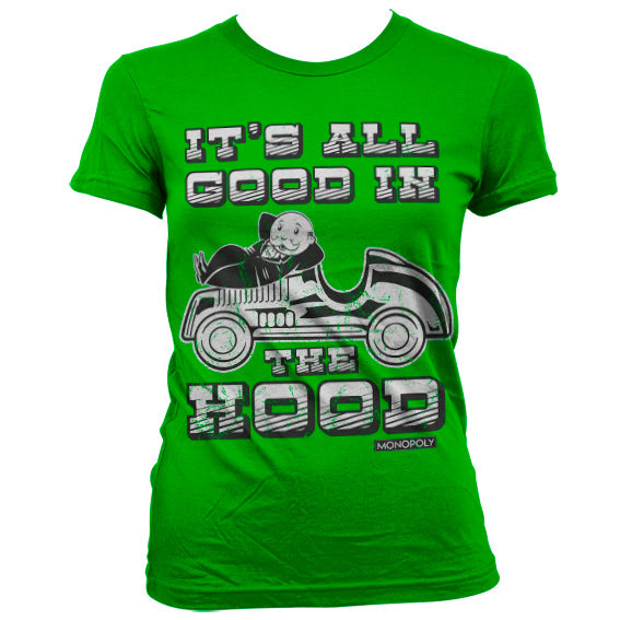 Billede af Monopoly, Monopoly: It´s All Good In The Hood T-Shirt (Kvinder)