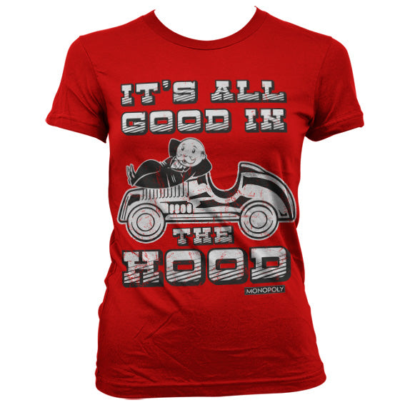 Billede af Monopoly, Monopoly: It´s All Good In The Hood T-Shirt (Kvinder)