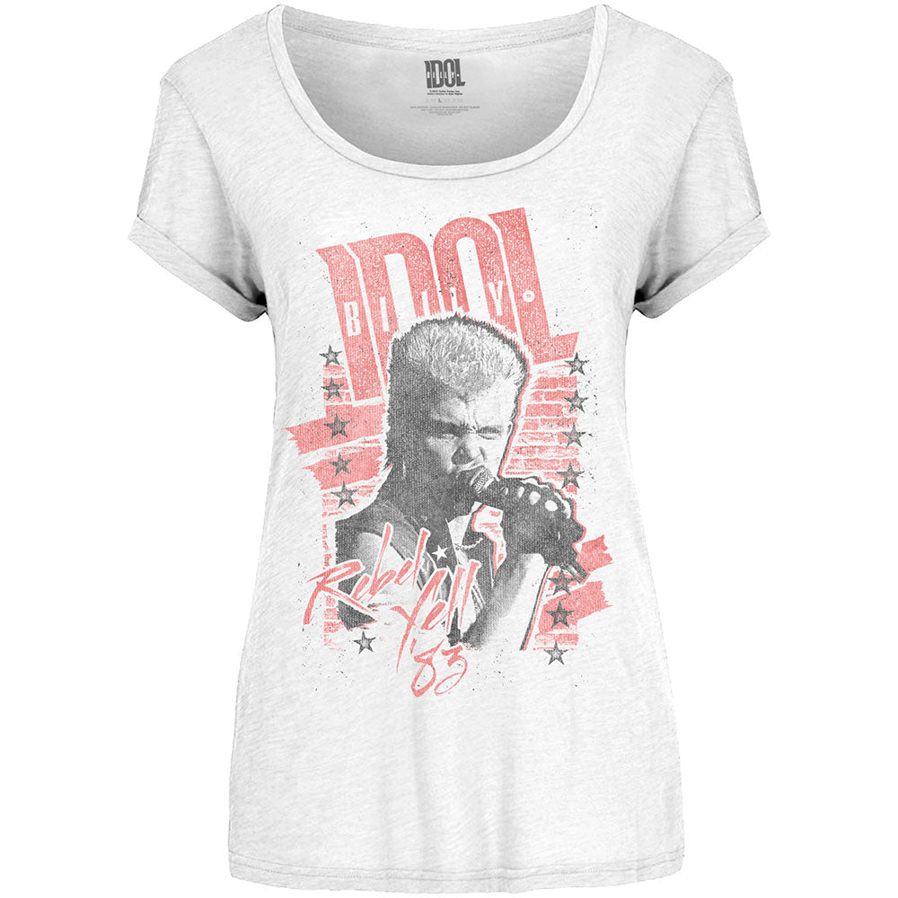 Billede af Billy Idol Rebel Yell T-shirt til kvinder