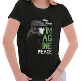 Billede af John Lennon Imagine Peace T-shirt til kvinder