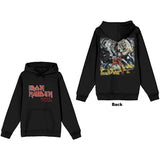 Iron Maiden: Number of the Beast Vintage Logo Faded Edge Album Pullover Hoodie