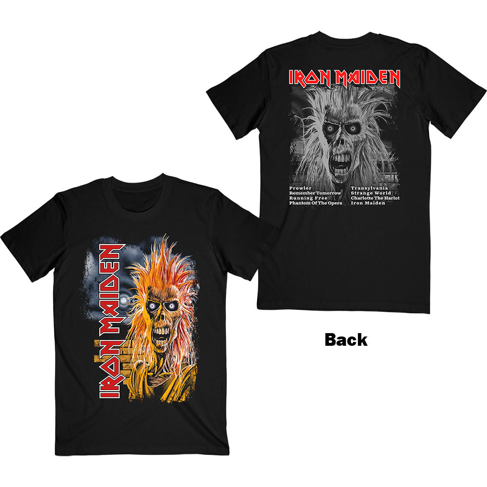 Iron Maiden: First Album Track list V.3. T-Shirt