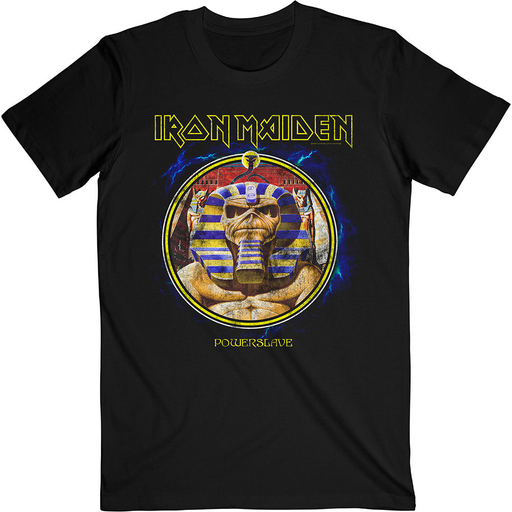 Iron Maiden: Powerslave Mummy Circle T-Shirt