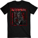 Iron Maiden: Senjutsu Cover Distressed Red T-Shirt