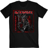 Iron Maiden: Senjutsu Cover Distressed Red T-Shirt