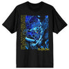 Iron Maiden: Fear of the Dark Blue Tone Eddie Vertical Logo T-Shirt