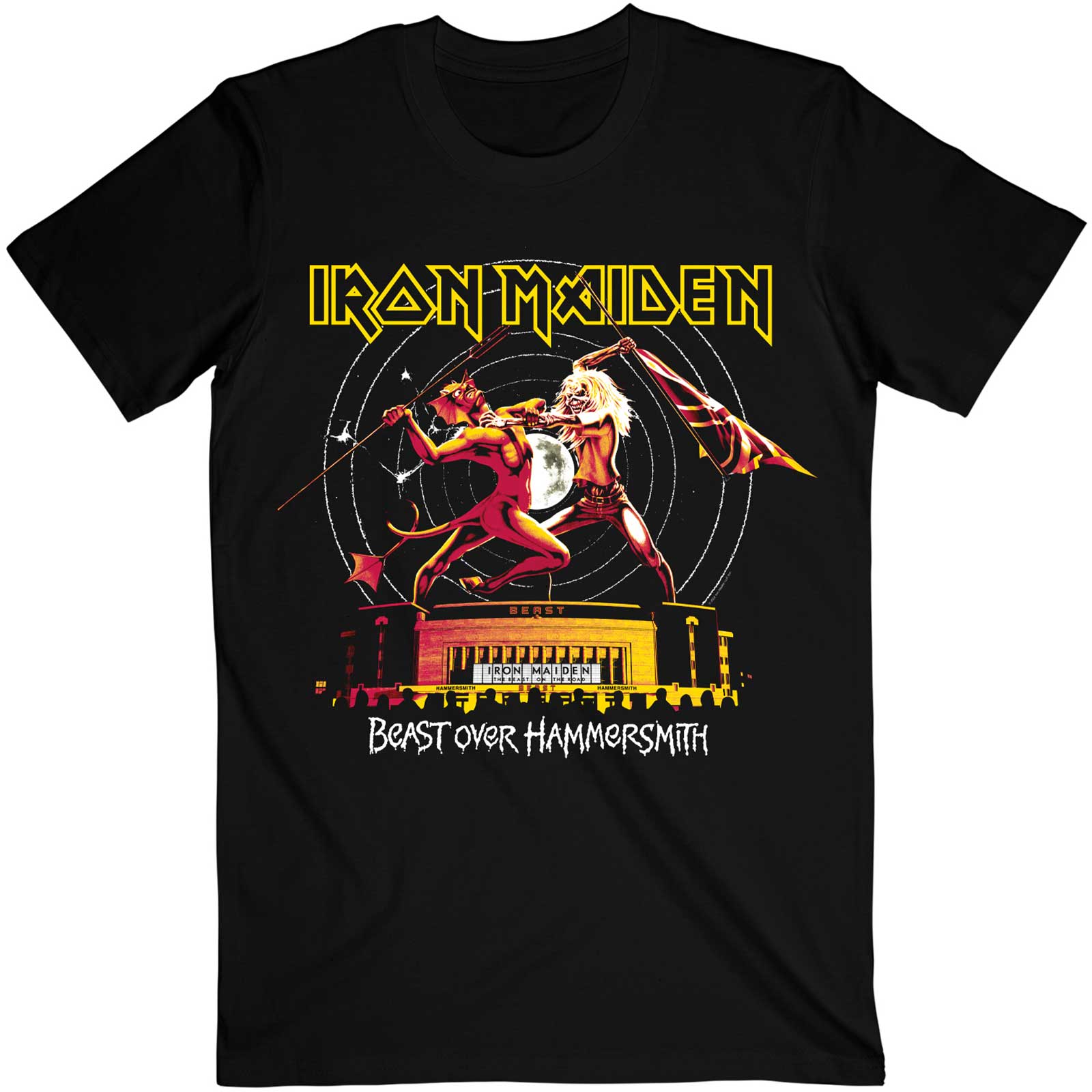 Iron Maiden: Beast Over Hammersmith Eddie & Devil Tonal T-Shirt