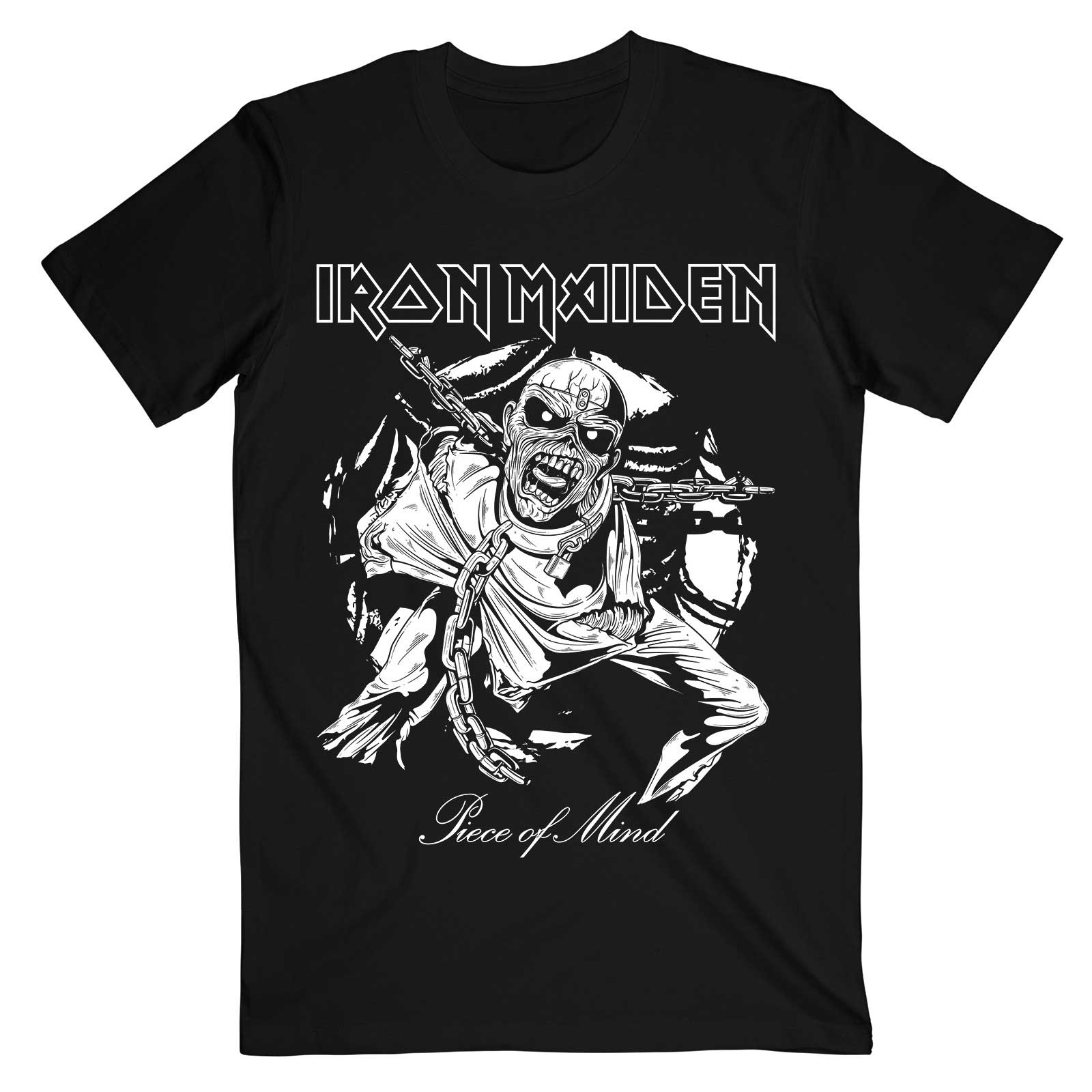 Iron Maiden: Piece of Mind Mono Eddie T-Shirt