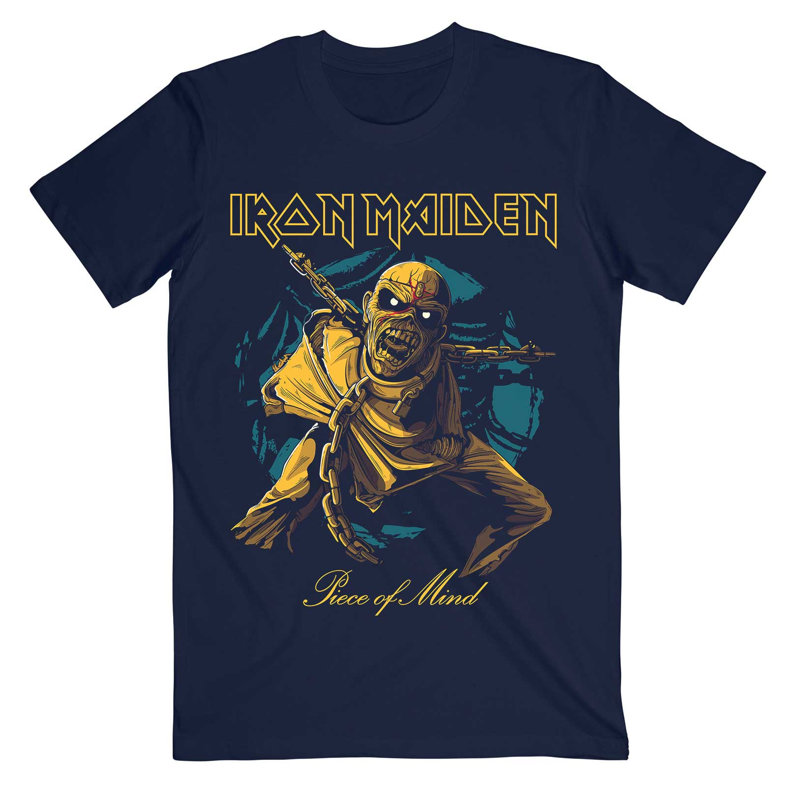 Iron Maiden: Piece of Mind Gold Eddie T-Shirt