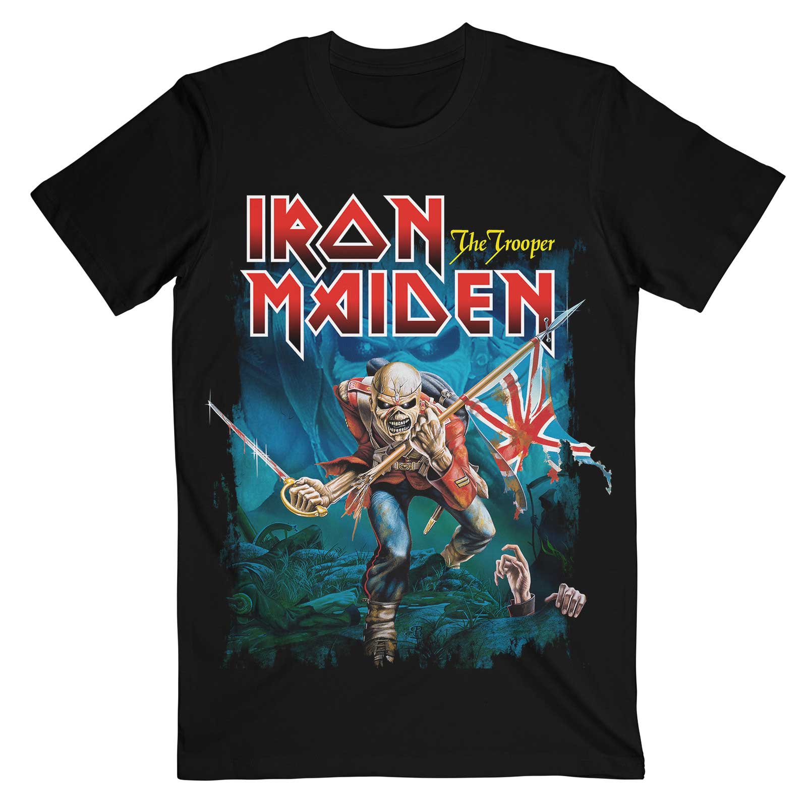 Iron Maiden: Trooper Eddie Large Eyes T-Shirt