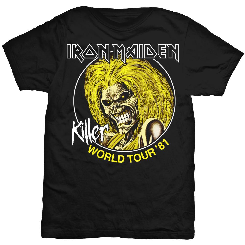 Billede af Iron Maiden Killer World Tour 81 T-shirt