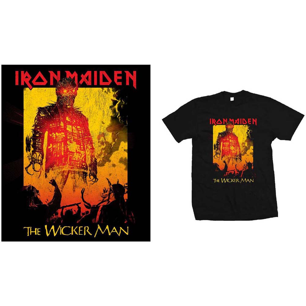Billede af Iron Maiden The Wicker Man Fire T-shirt