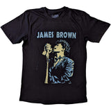 James Brown: Holding Mic T-Shirt