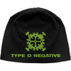 Type O Negative: Gear Logo JD Print Beanie Hat (Discharge Print)