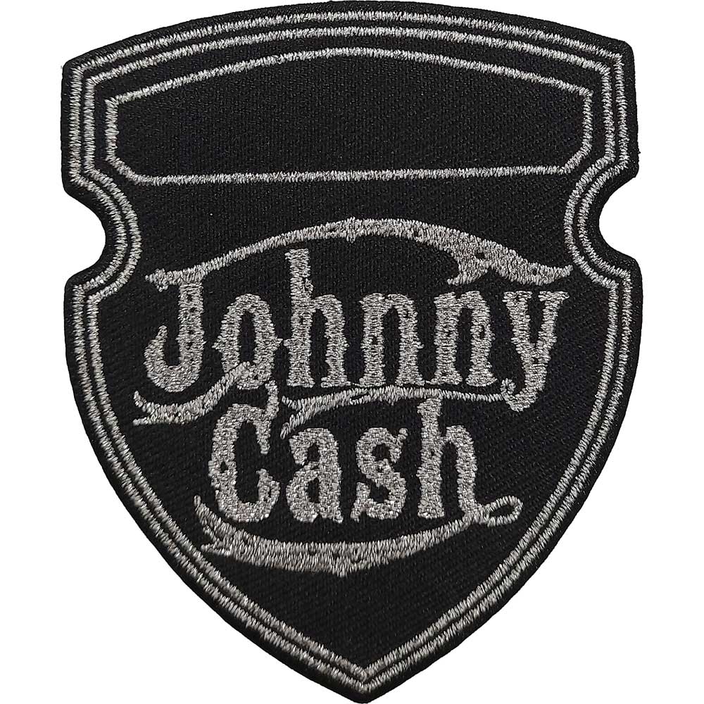 Johnny Cash: Metallic Shield Standard Patch