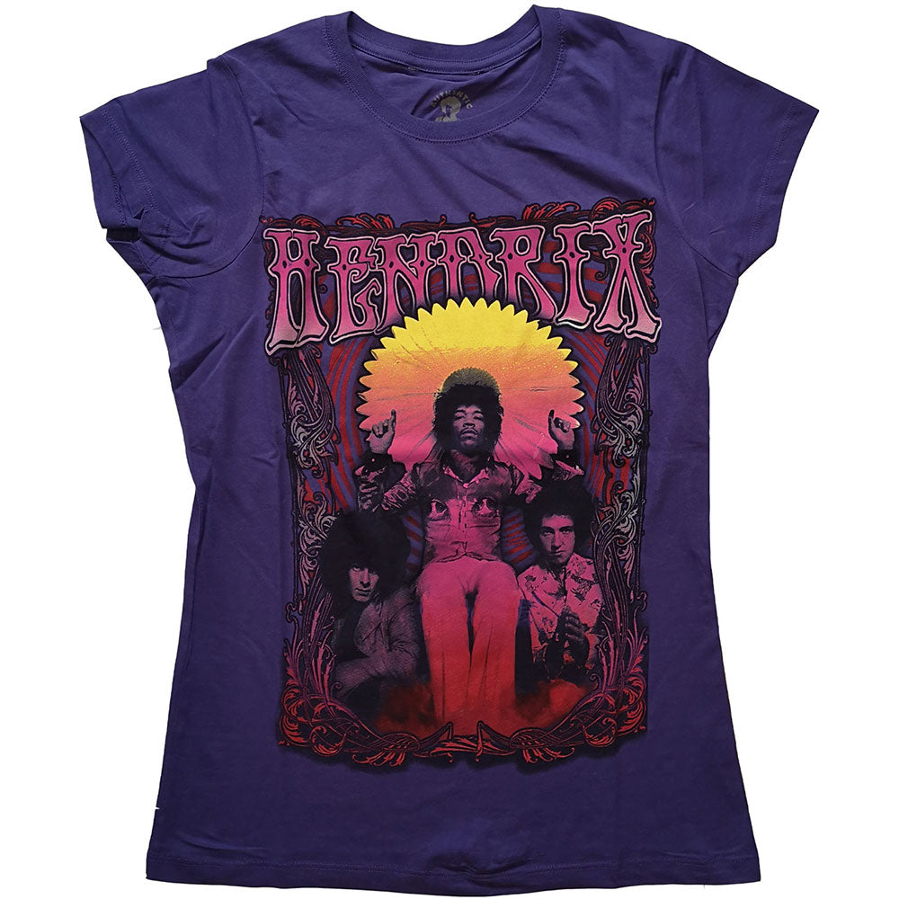Jimi Hendrix: Karl Ferris Wheel T-Shirt (Kvinder)