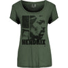 Billede af Jimi Hendrix Let Me Live T-shirt til kvinder