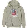 John Lennon: Peace Fingers US Flag Pullover Hoodie