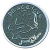 Billede af John Lennon Peace & Love Badge