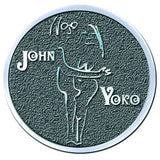 Billede af John Lennon John & Yoko Badge
