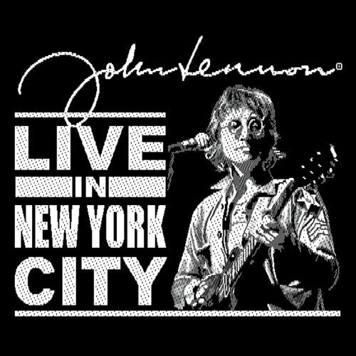 Billede af John Lennon Live in New York City Tøjmærke