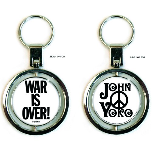 Billede af John Lennon War is Over Nøglering