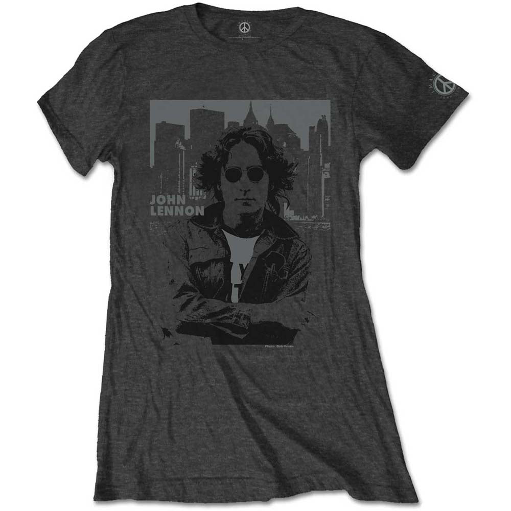 Billede af John Lennon Skyline T-shirt til kvinder