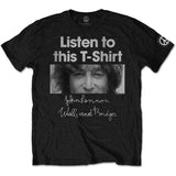 Billede af John Lennon Listen Lady T-shirt