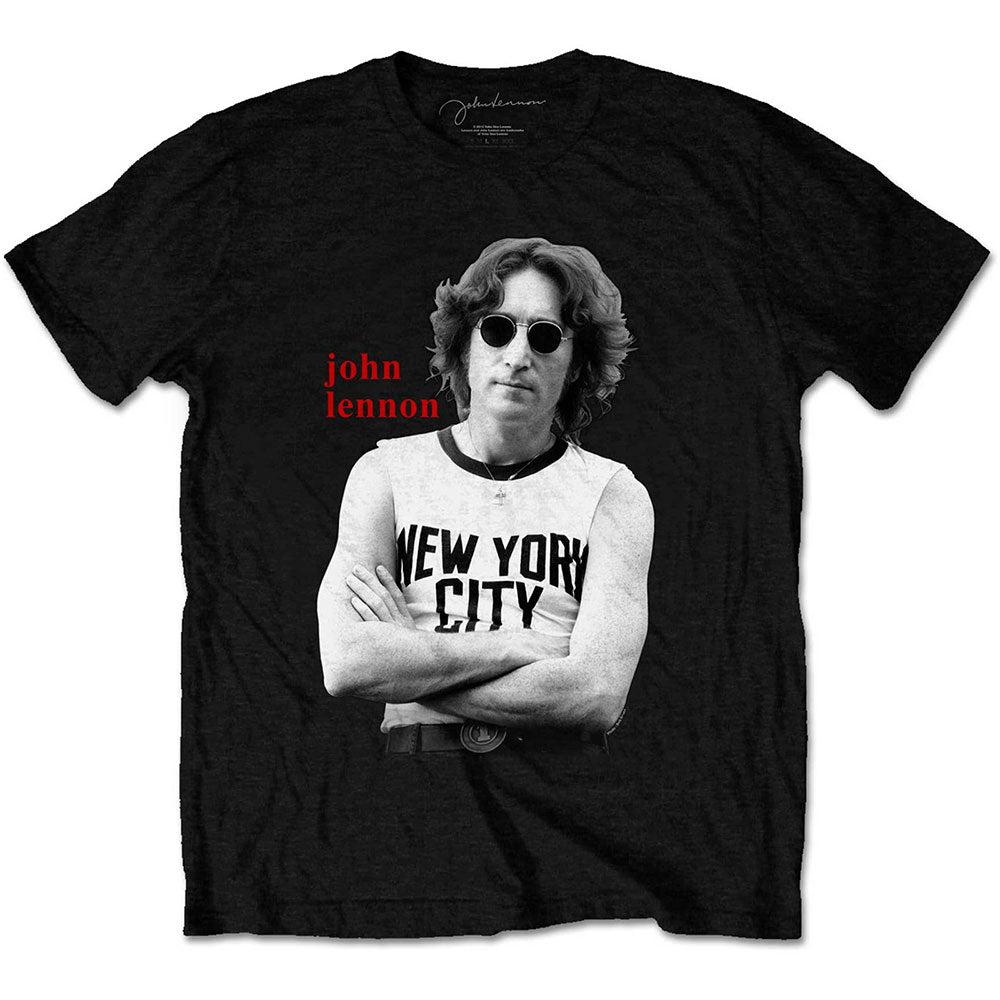 John Lennon: New York City B&W T-Shirt