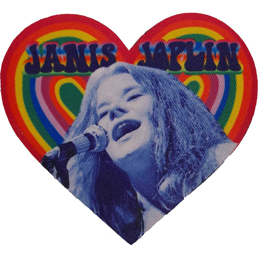 Janis Joplin: Heart Standard Patch